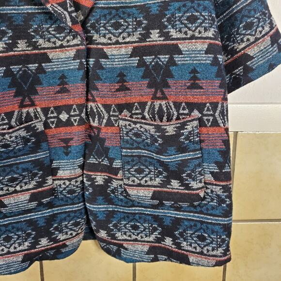 Ecote single snap front southwestern knit coat/chore coat Size Medium - Picture 11 of 11